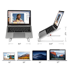 Saiji X1 Laptop ve Tablet Standı Beyaz